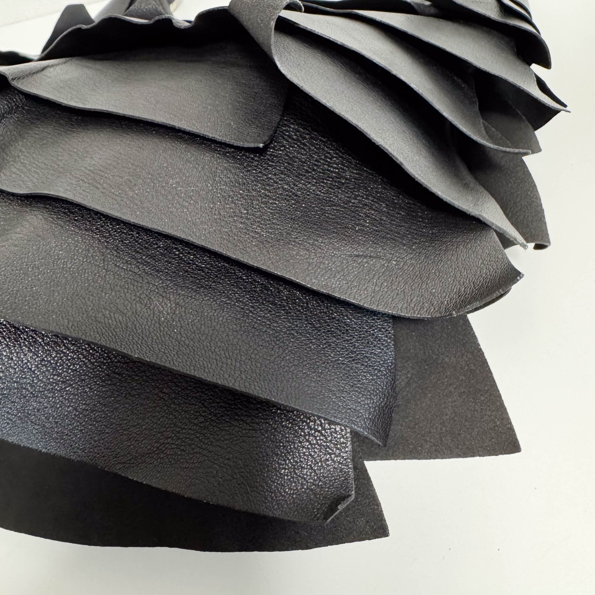 SAINT LAURENT Saint - Tropez Frill Shoulder Bag Black, in , Sold by HIVE PRELOVED - Shoulder Bags, ,