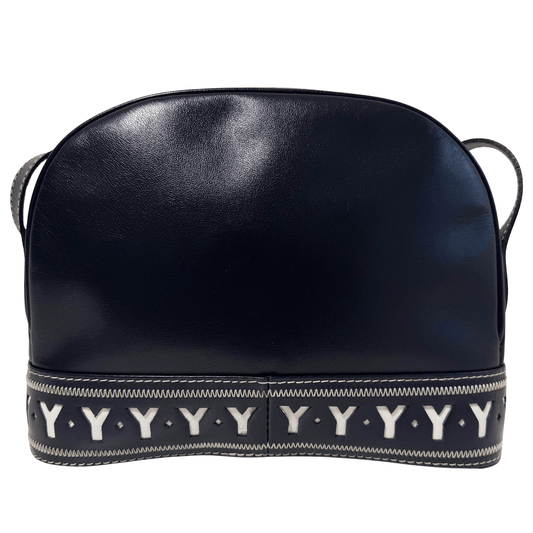 SAINT LAURENT Vintage Dome Dark Navy Shoulder Bag, in , Sold by HIVE PRELOVED - Shoulder Bags, ,