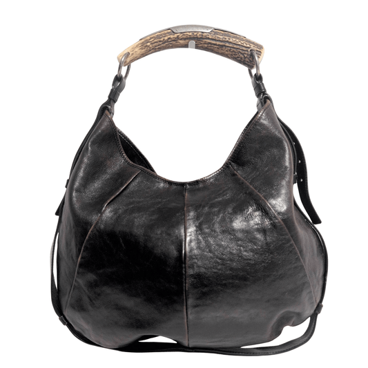 SAINT LAURENT Vintage Mombasa Brown Leather Shoulder Bag, in , Sold by HIVE PRELOVED - Handle Bags, ,