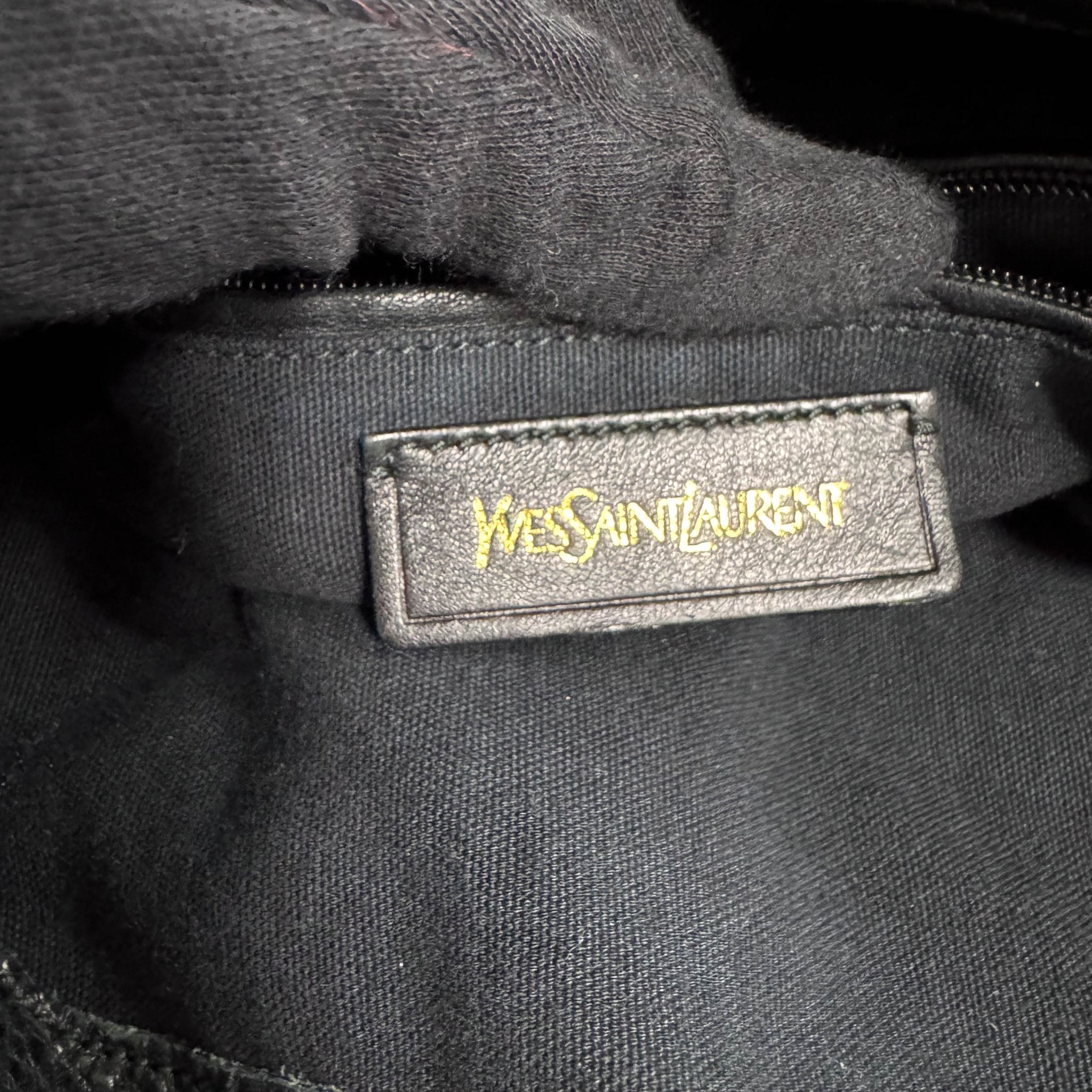 SAINT LAURENT YSL Black Leather Studs Shoulder Bag, in , Sold by HIVE PRELOVED - Shoulder Bags, ,