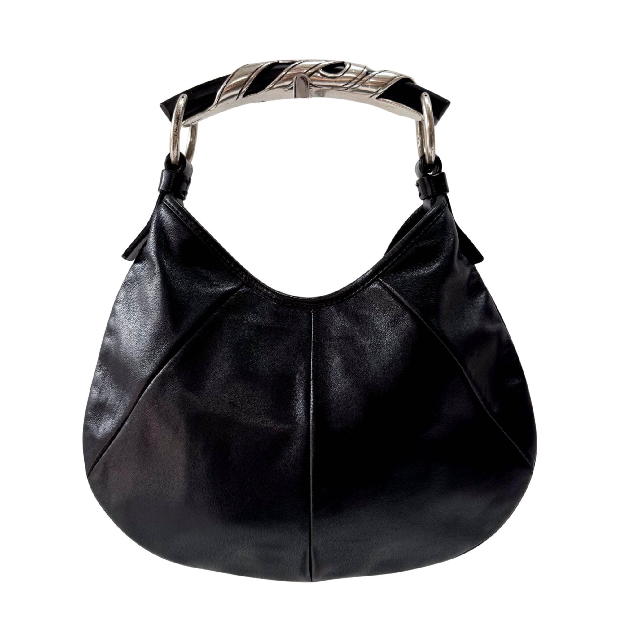 SAINT LAURENT YSL Mini Mombasa Black Leather Shoulder Bag, in , Sold by HIVE PRELOVED - Handle Bags, Shoulder Bags,