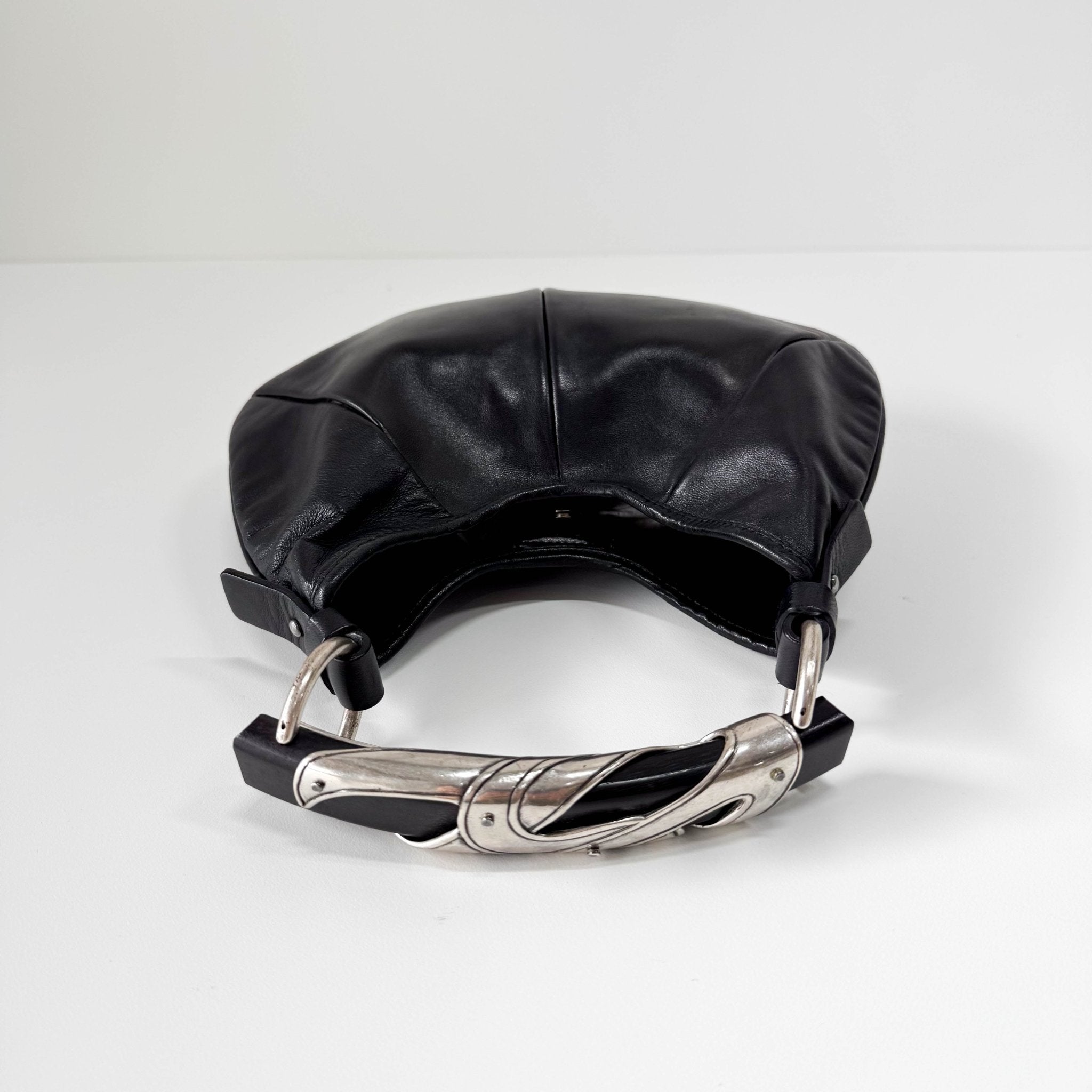 SAINT LAURENT YSL Mini Mombasa Black Leather Shoulder Bag, in , Sold by HIVE PRELOVED - Handle Bags, Shoulder Bags,