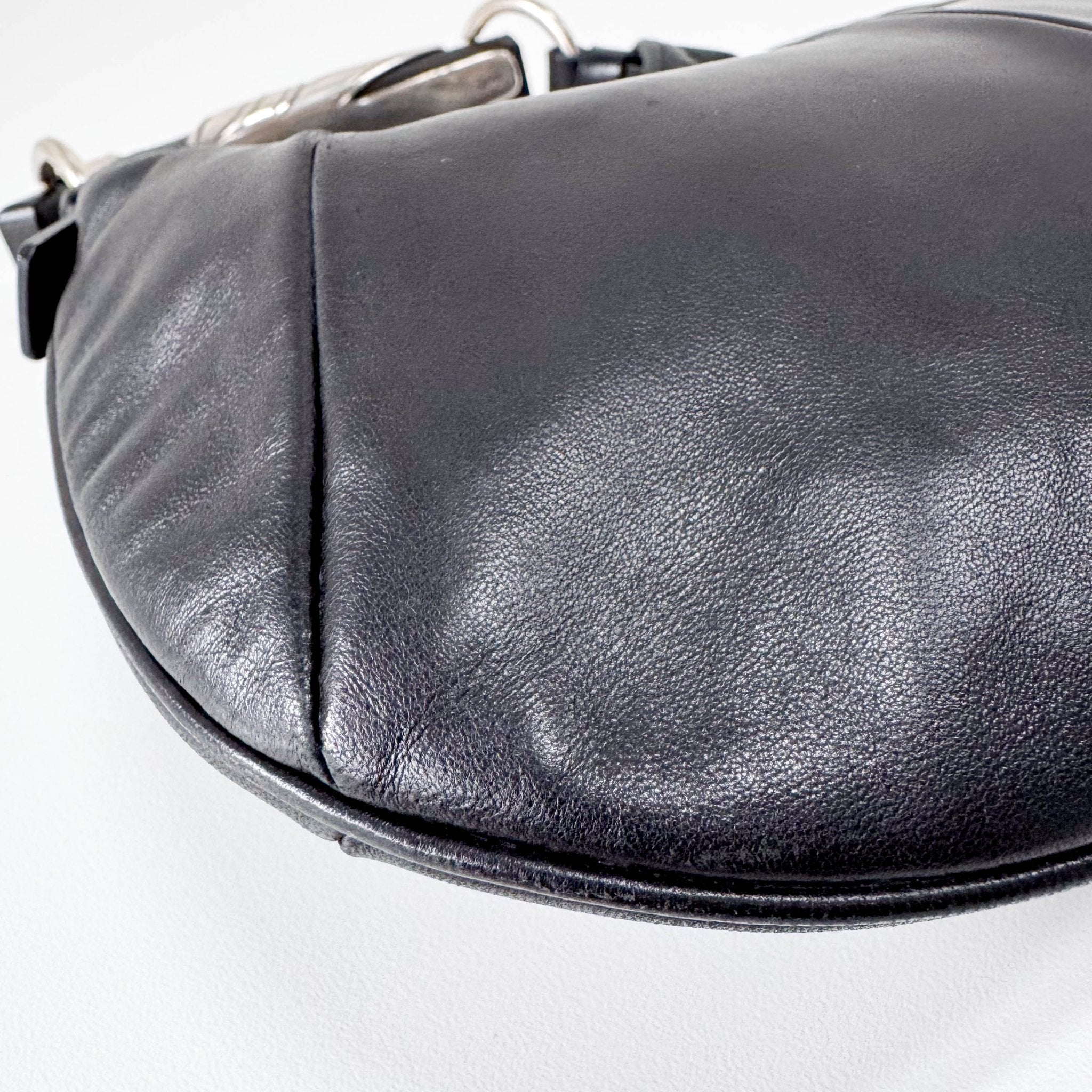 SAINT LAURENT YSL Mini Mombasa Black Leather Shoulder Bag, in , Sold by HIVE PRELOVED - Handle Bags, Shoulder Bags,