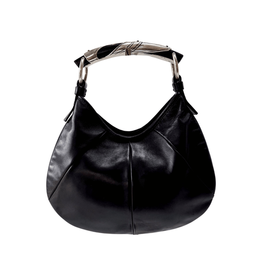 SAINT LAURENT YSL Mini Mombasa Black Leather Shoulder Bag, in , Sold by HIVE PRELOVED - Handle Bags, Shoulder Bags,