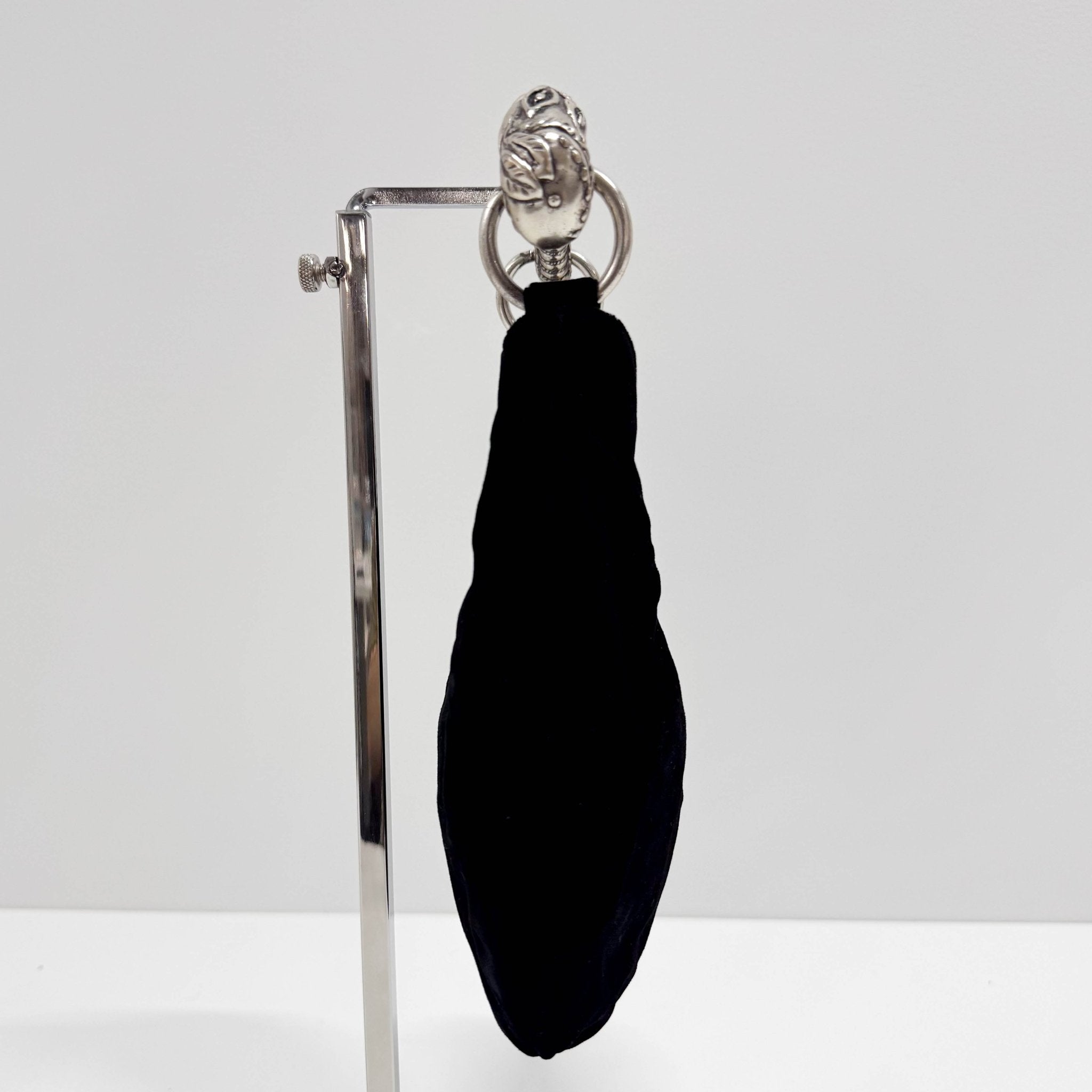 SAINT LAURENT YSL Mini Mombasa Black Velvet Hand Bag, in , Sold by HIVE PRELOVED - Handle Bags, Shoulder Bags,