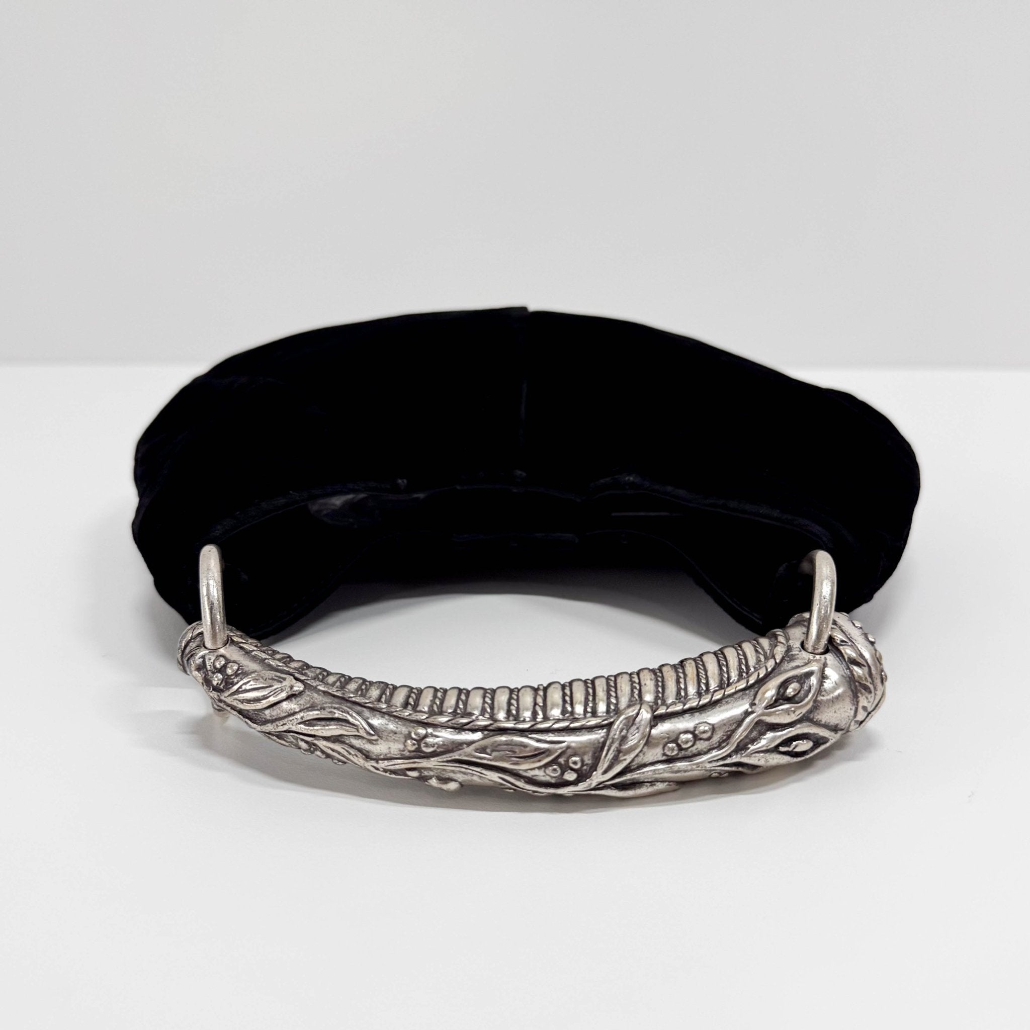 SAINT LAURENT YSL Mini Mombasa Black Velvet Hand Bag, in , Sold by HIVE PRELOVED - Handle Bags, Shoulder Bags,