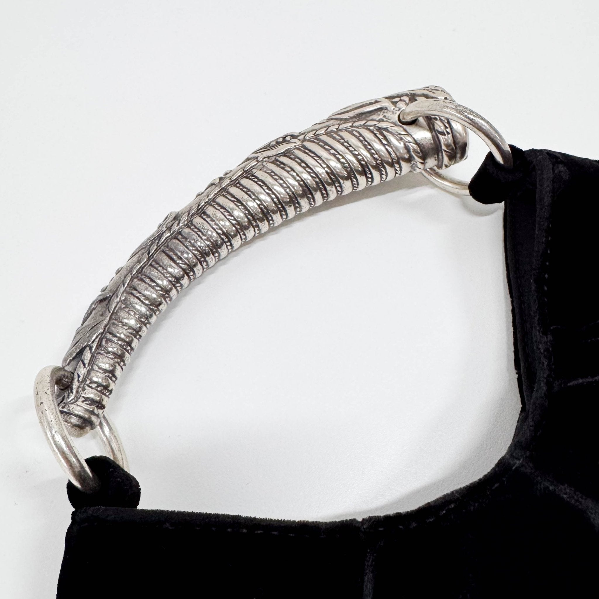 SAINT LAURENT YSL Mini Mombasa Black Velvet Hand Bag, in , Sold by HIVE PRELOVED - Handle Bags, Shoulder Bags,