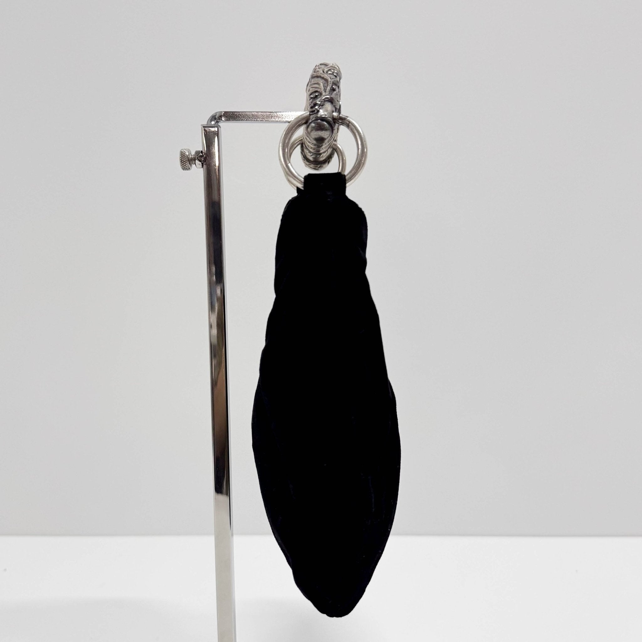 SAINT LAURENT YSL Mini Mombasa Black Velvet Hand Bag, in , Sold by HIVE PRELOVED - Handle Bags, Shoulder Bags,