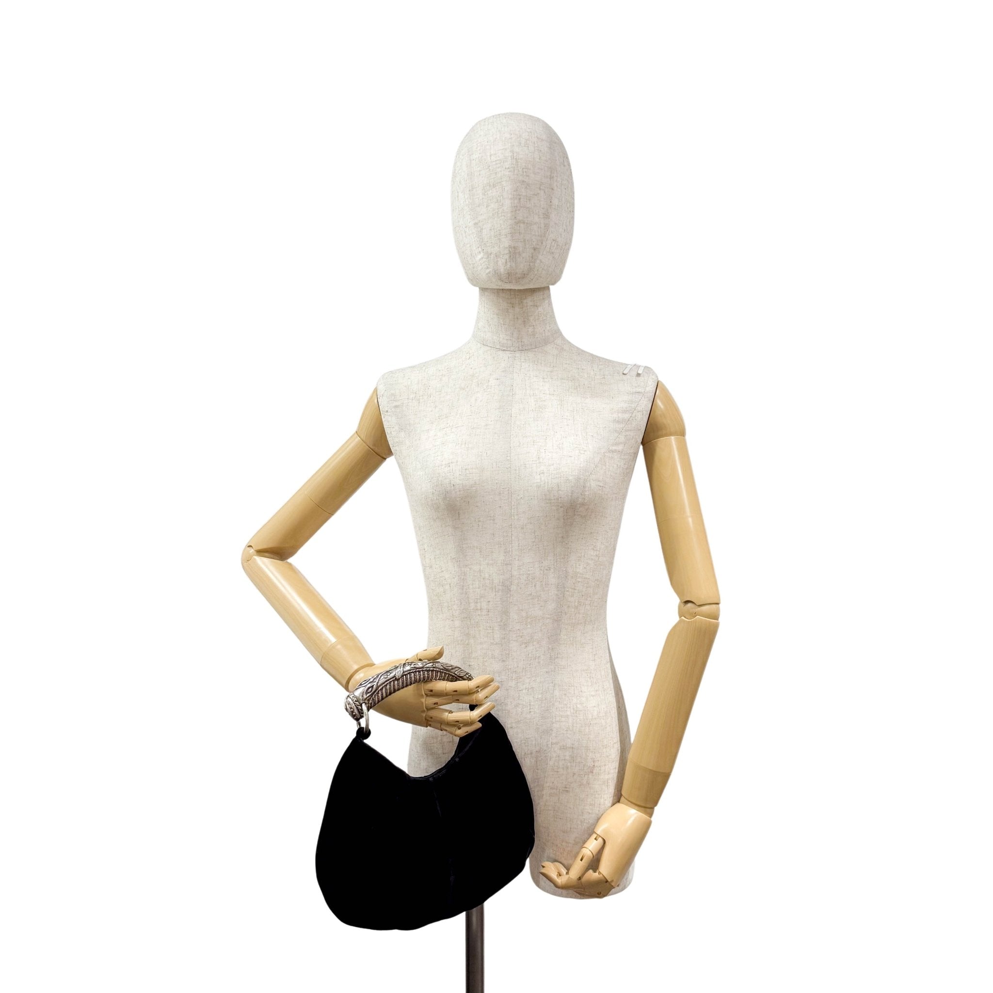 SAINT LAURENT YSL Mini Mombasa Black Velvet Hand Bag, in , Sold by HIVE PRELOVED - Handle Bags, Shoulder Bags,