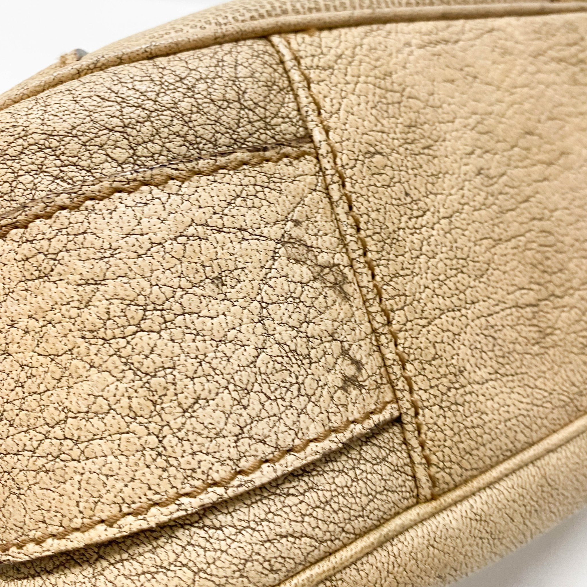 SAINT LAURENT YSL Mombasa Beige Leather Shoulder Bag, in , Sold by HIVE PRELOVED - Shoulder Bags, ,