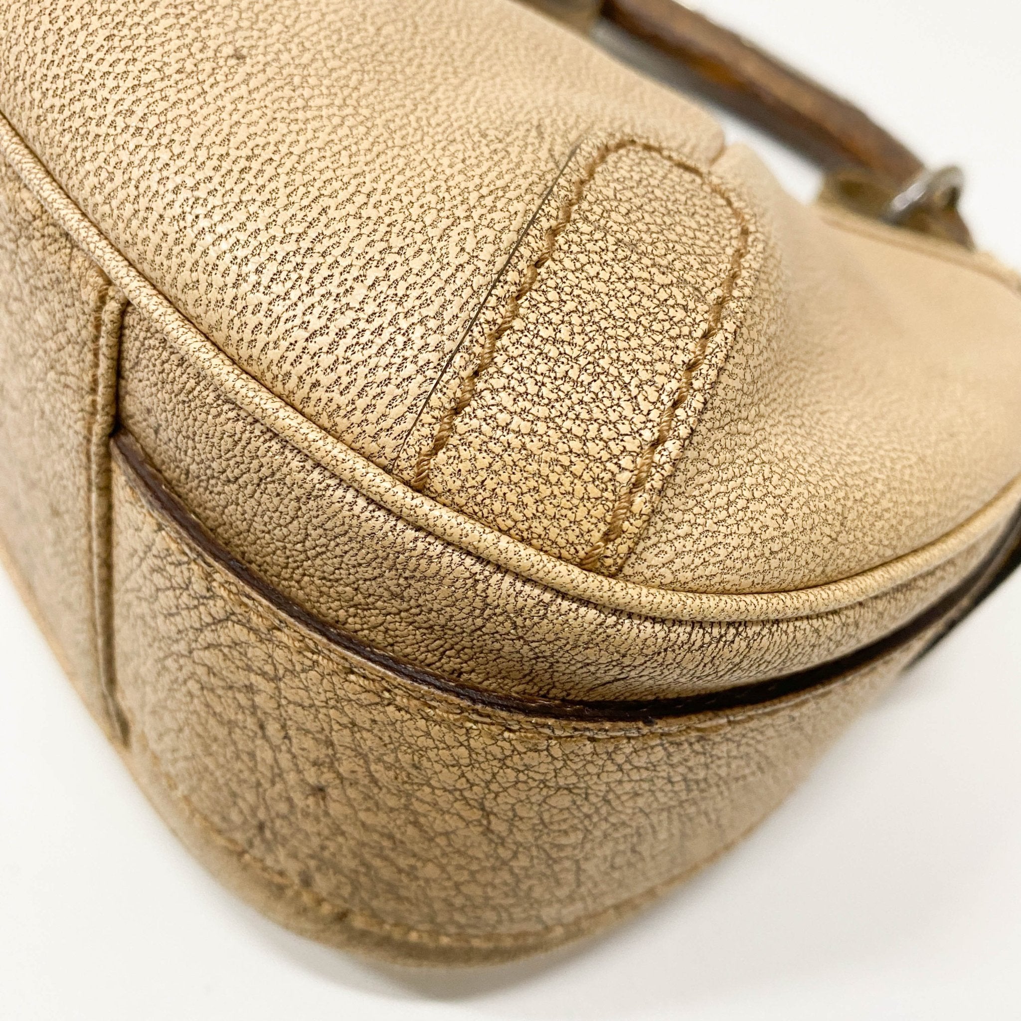 SAINT LAURENT YSL Mombasa Beige Leather Shoulder Bag, in , Sold by HIVE PRELOVED - Shoulder Bags, ,