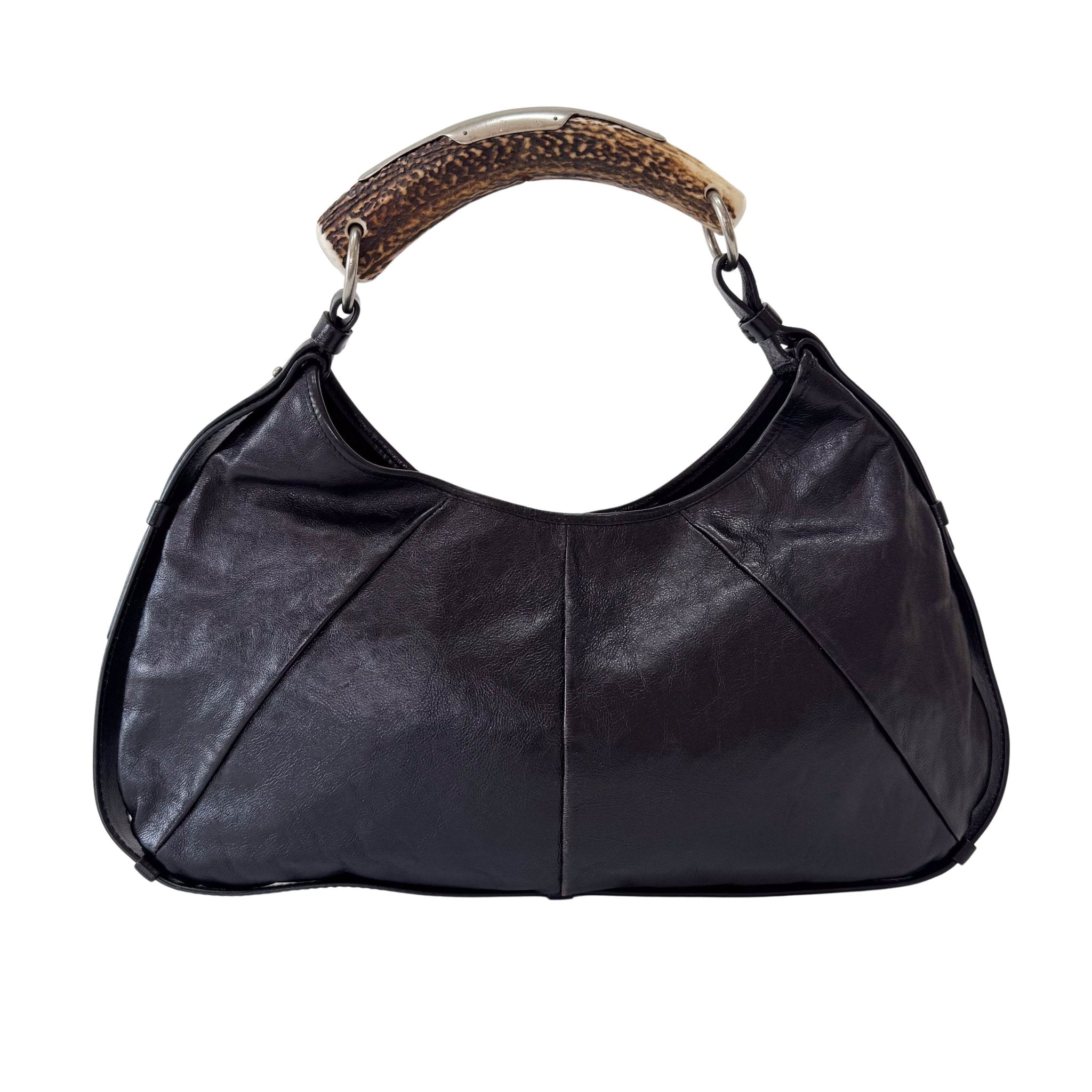 SAINT LAURENT YSL Mombasa Black Leather Shoulder Bag, in , Sold by HIVE PRELOVED - Shoulder Bags, ,