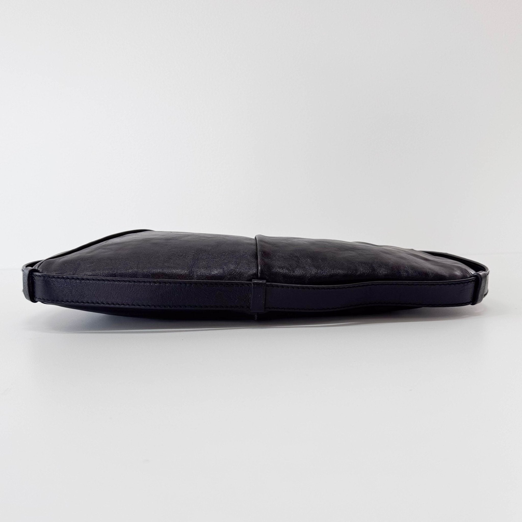 SAINT LAURENT YSL Mombasa Black Leather Shoulder Bag, in , Sold by HIVE PRELOVED - Shoulder Bags, ,