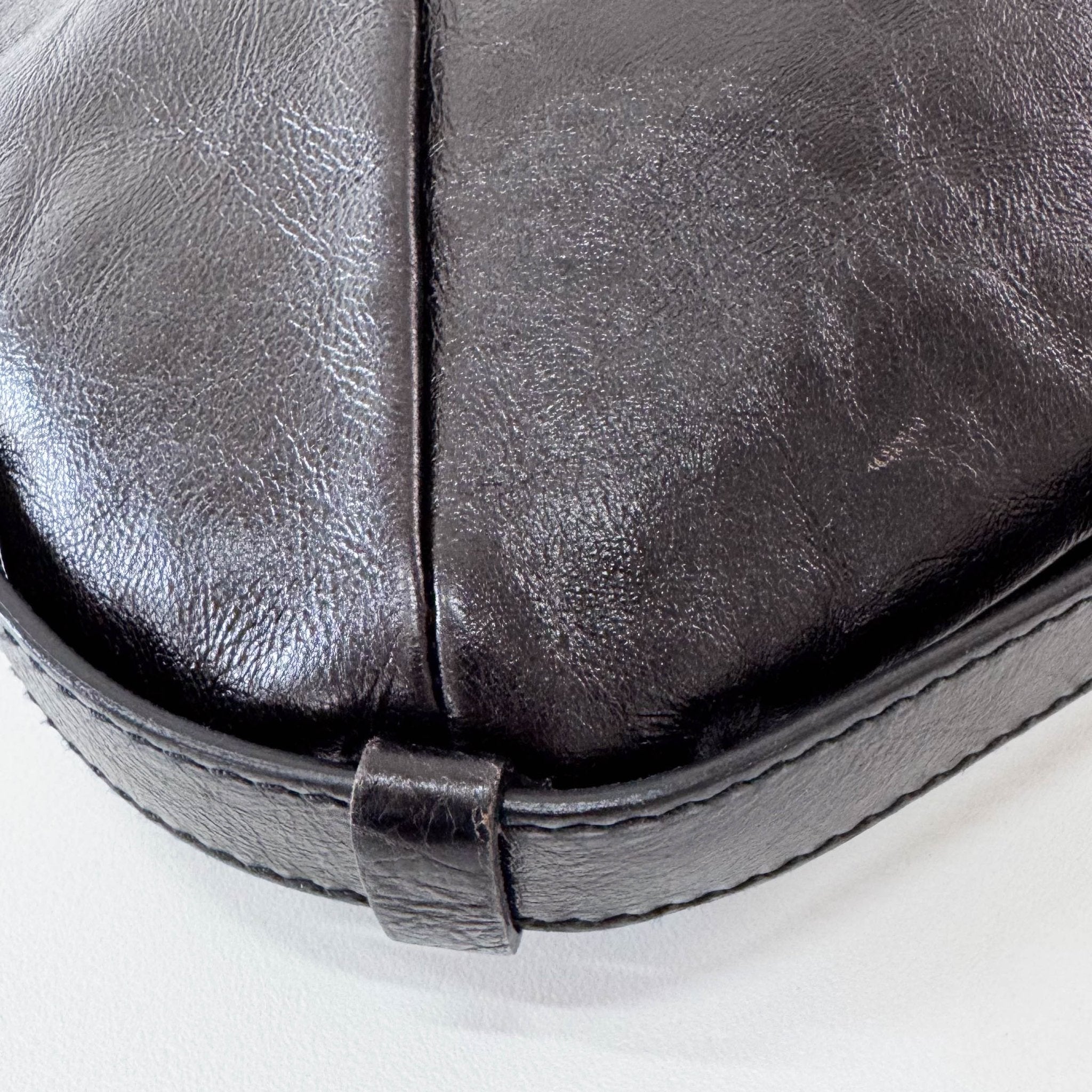 SAINT LAURENT YSL Mombasa Black Leather Shoulder Bag, in , Sold by HIVE PRELOVED - Shoulder Bags, ,