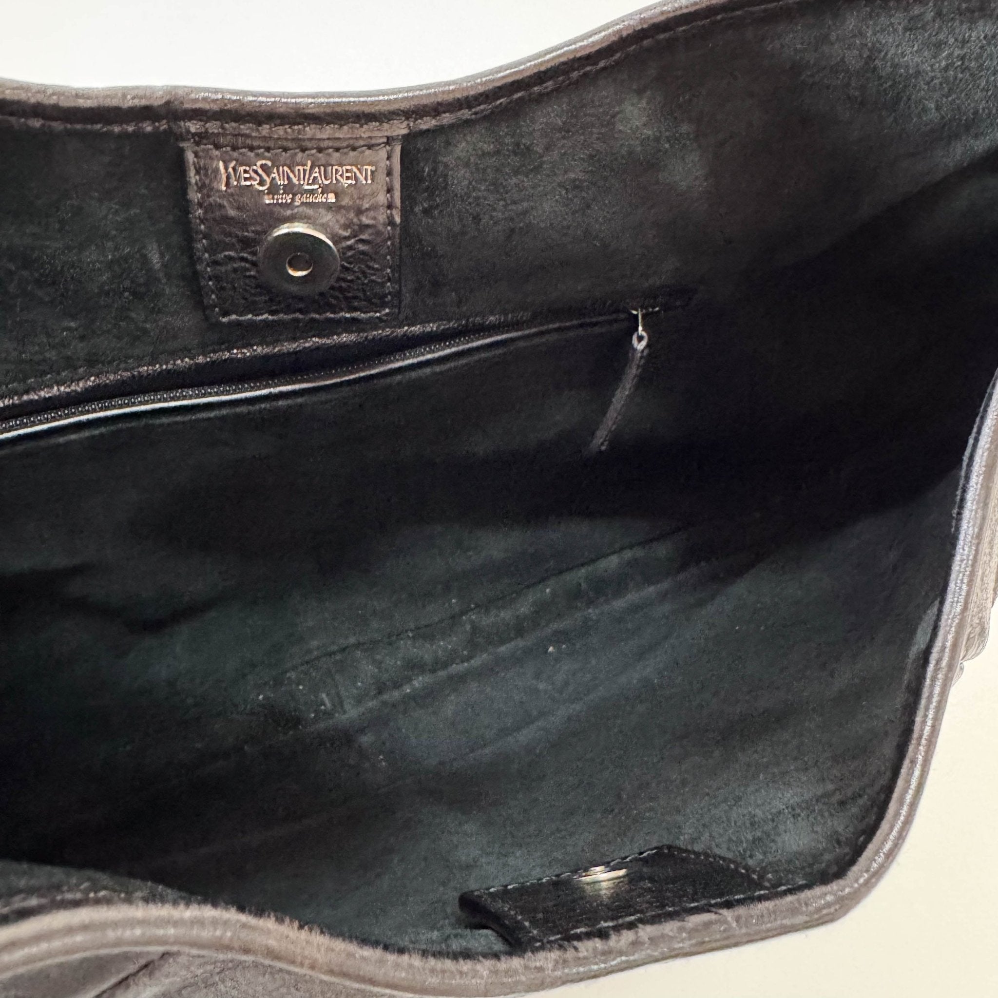 SAINT LAURENT YSL Mombasa Black Leather Shoulder Bag, in , Sold by HIVE PRELOVED - Shoulder Bags, ,