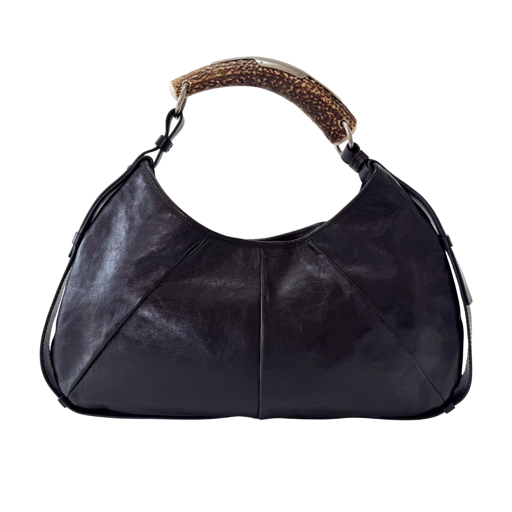 SAINT LAURENT YSL Mombasa Black Leather Shoulder Bag, in , Sold by HIVE PRELOVED - Shoulder Bags, ,