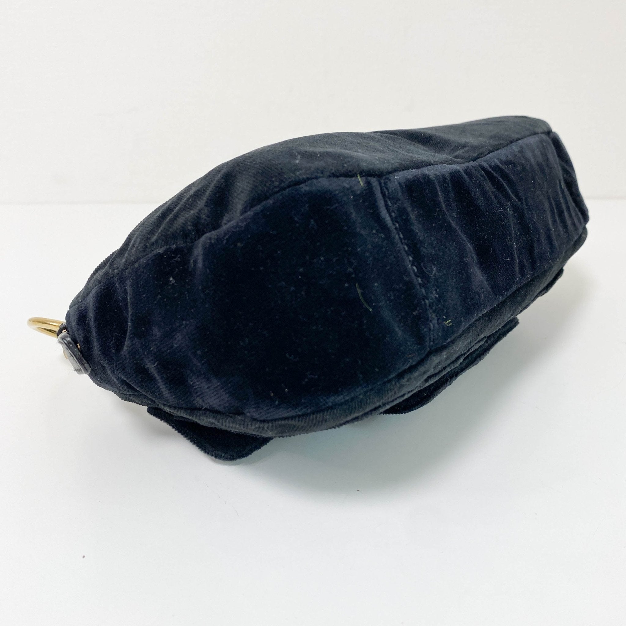 SAINT LAURENT YSL Rive Gauche Black Velvet Shoulder Bag, in , Sold by HIVE PRELOVED - Shoulder Bags, ,