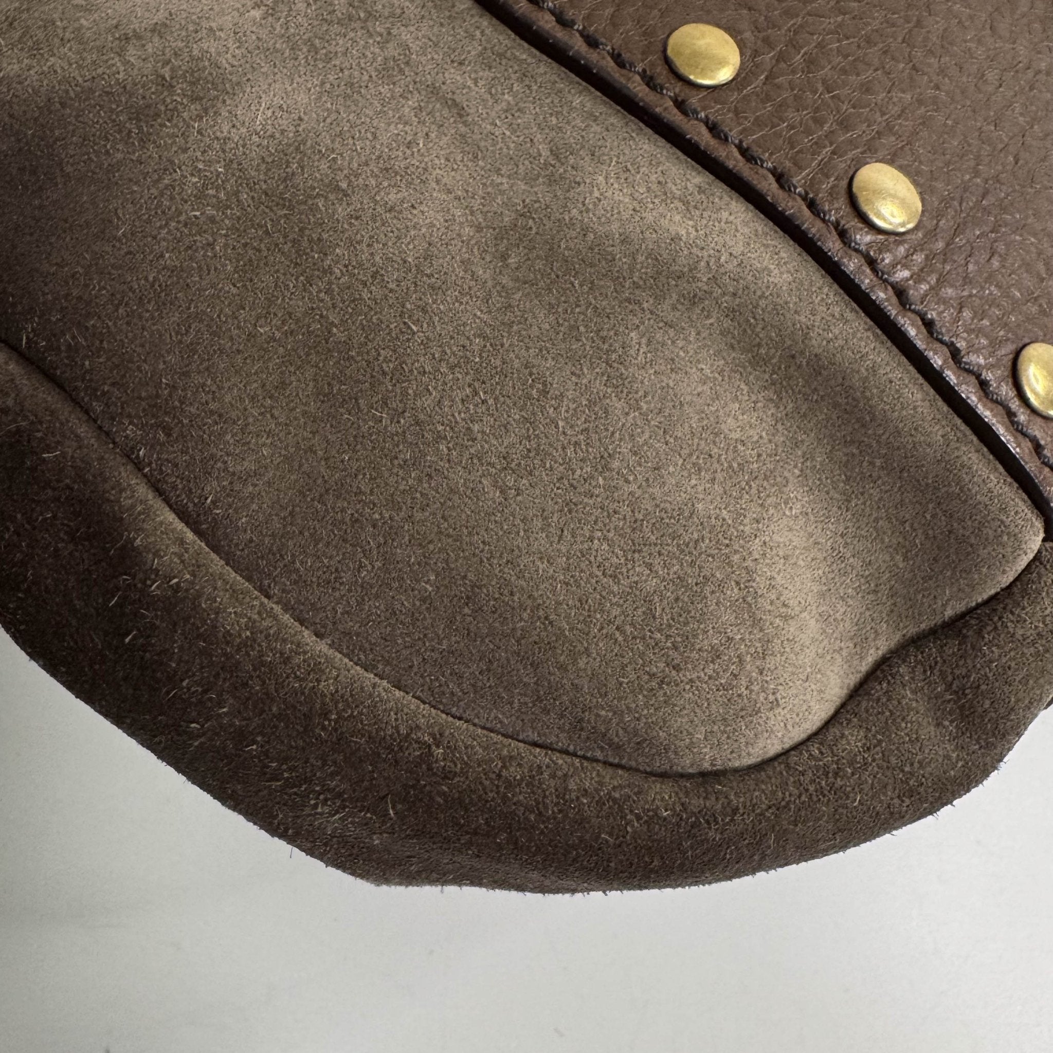 SAINT LAURENT YSL Rive Gauche Brown Suede Shoulder Bag, in , Sold by HIVE PRELOVED - Shoulder Bags, ,