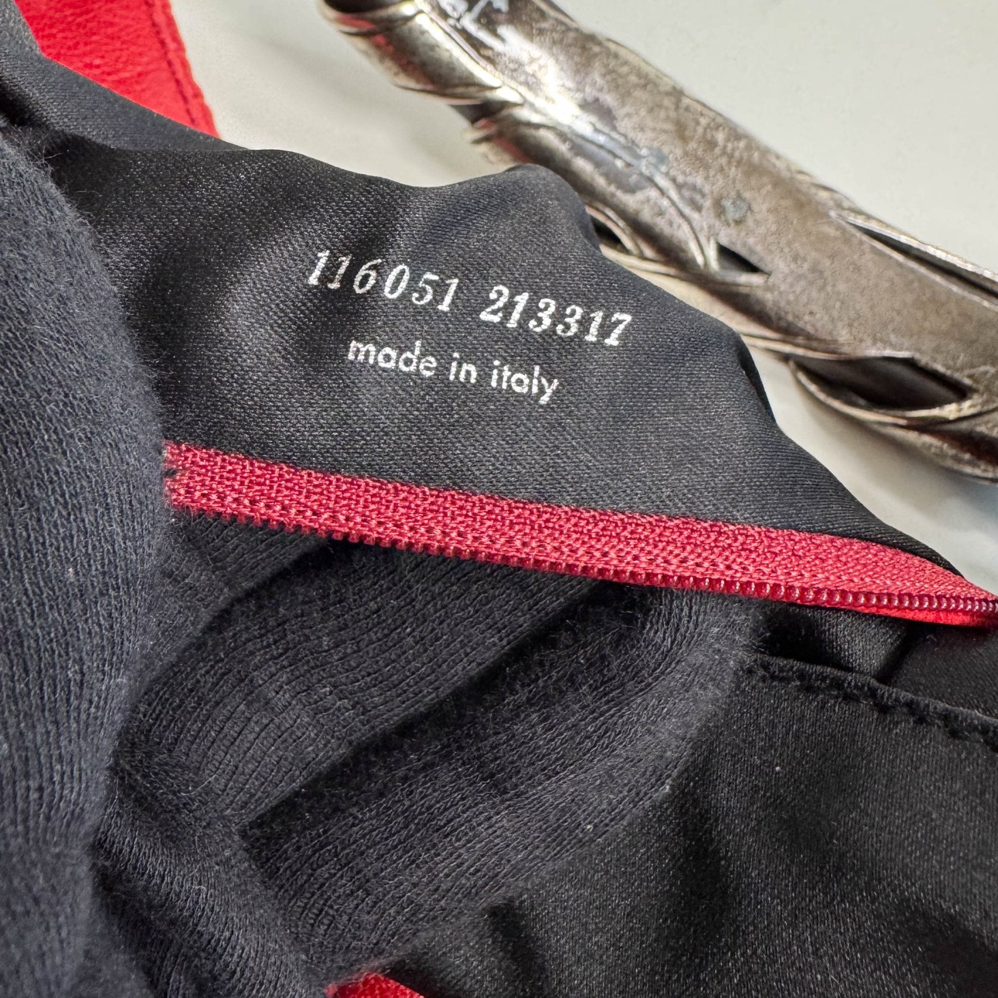 SAINT LAURENT YSL Rive Gauche Lambskin Leather Hand Bag Red, in , Sold by HIVE PRELOVED - Shoulder Bags, ,