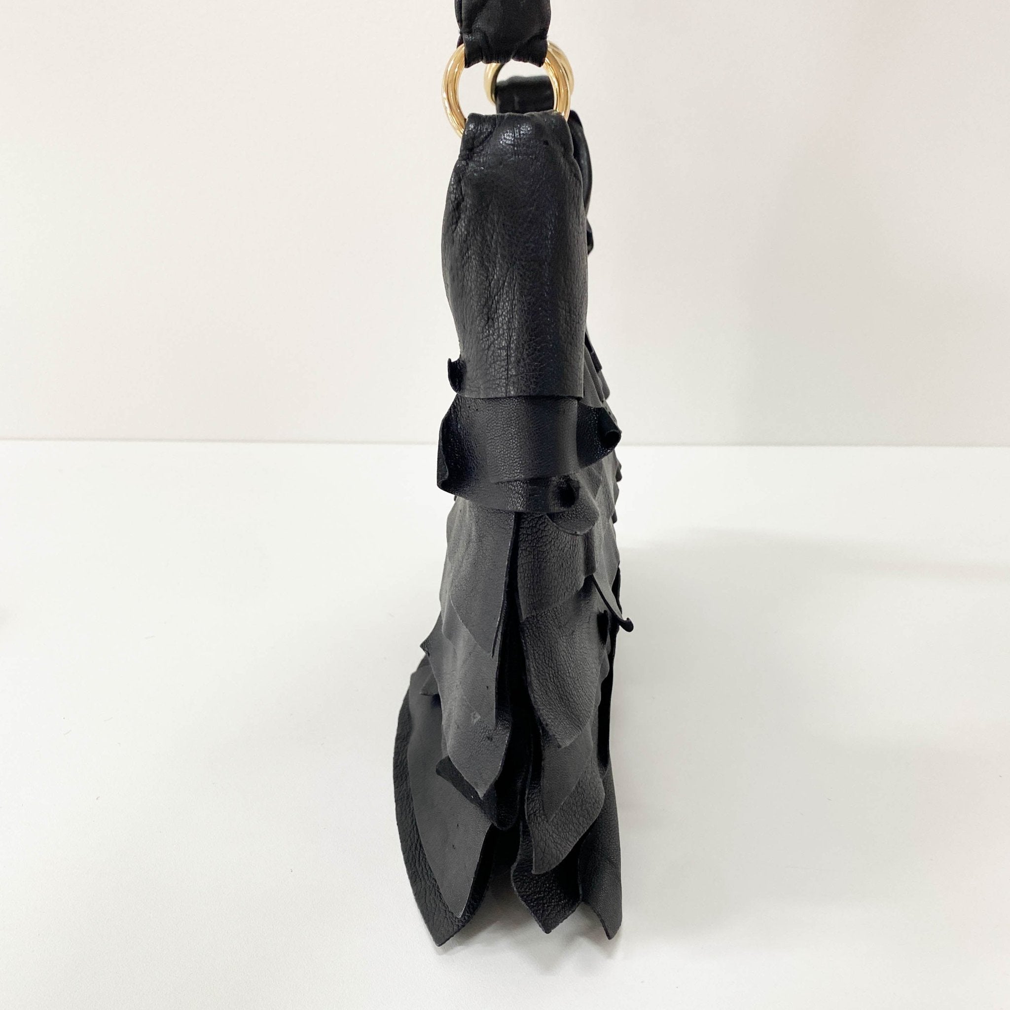 SAINT LAURENT Yves Saint Laurent Tropez Ruffle Shoulder Bag, in , Sold by HIVE PRELOVED - Shoulder Bags, ,