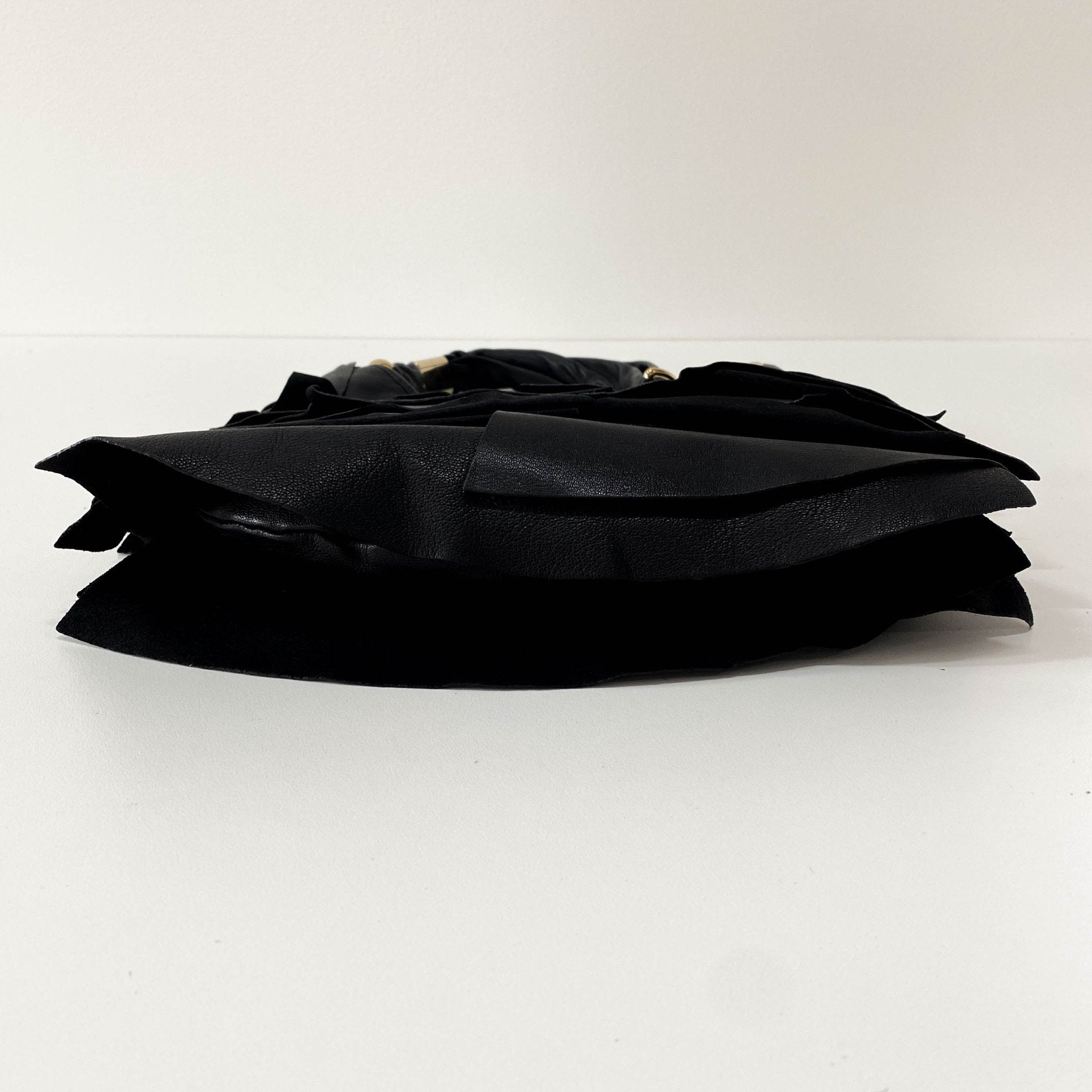 SAINT LAURENT Yves Saint Laurent Tropez Ruffle Shoulder Bag, in , Sold by HIVE PRELOVED - Shoulder Bags, ,