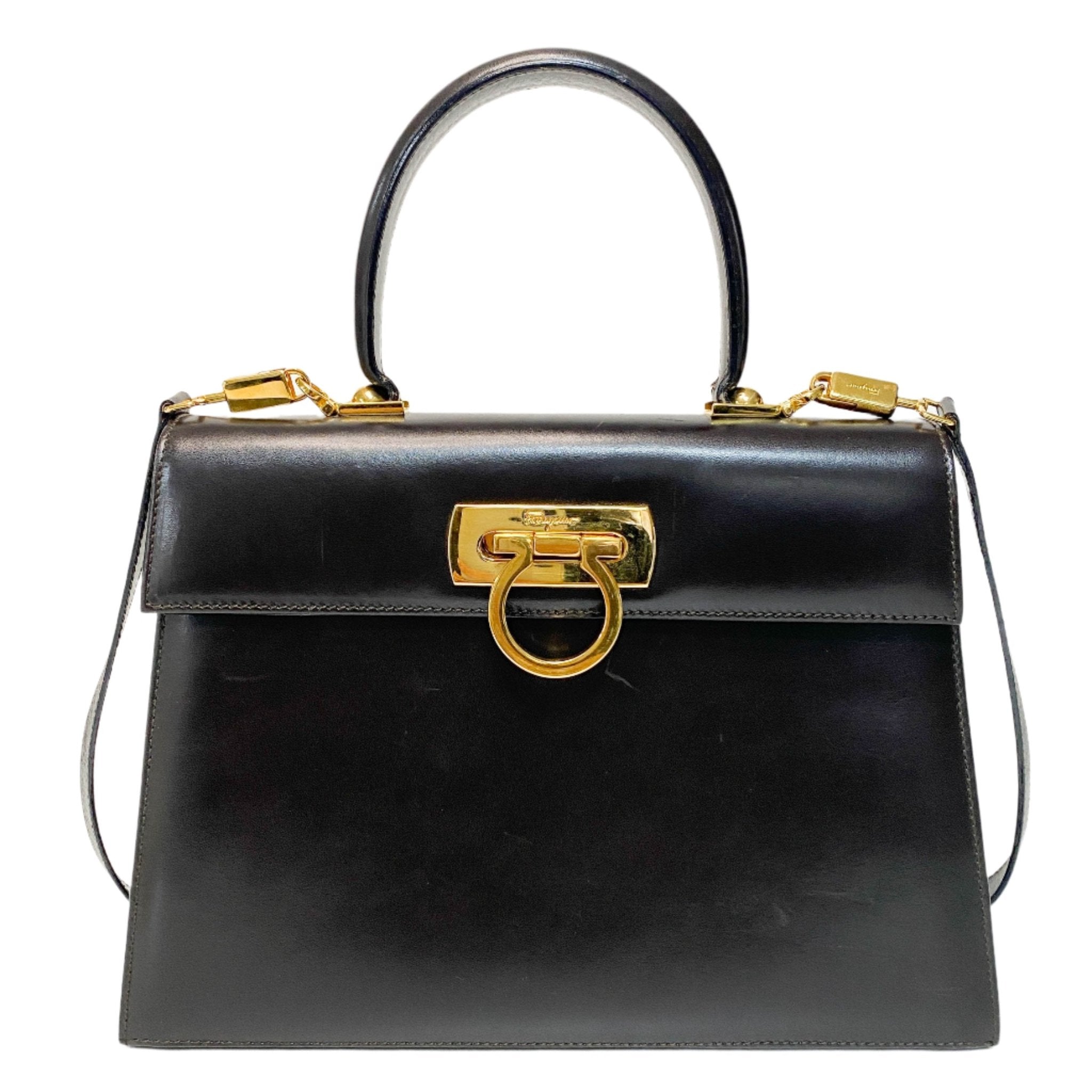 Salvatore Ferragamo｜ (21H493 720168) Gancini top handle - Women | Ferragamo