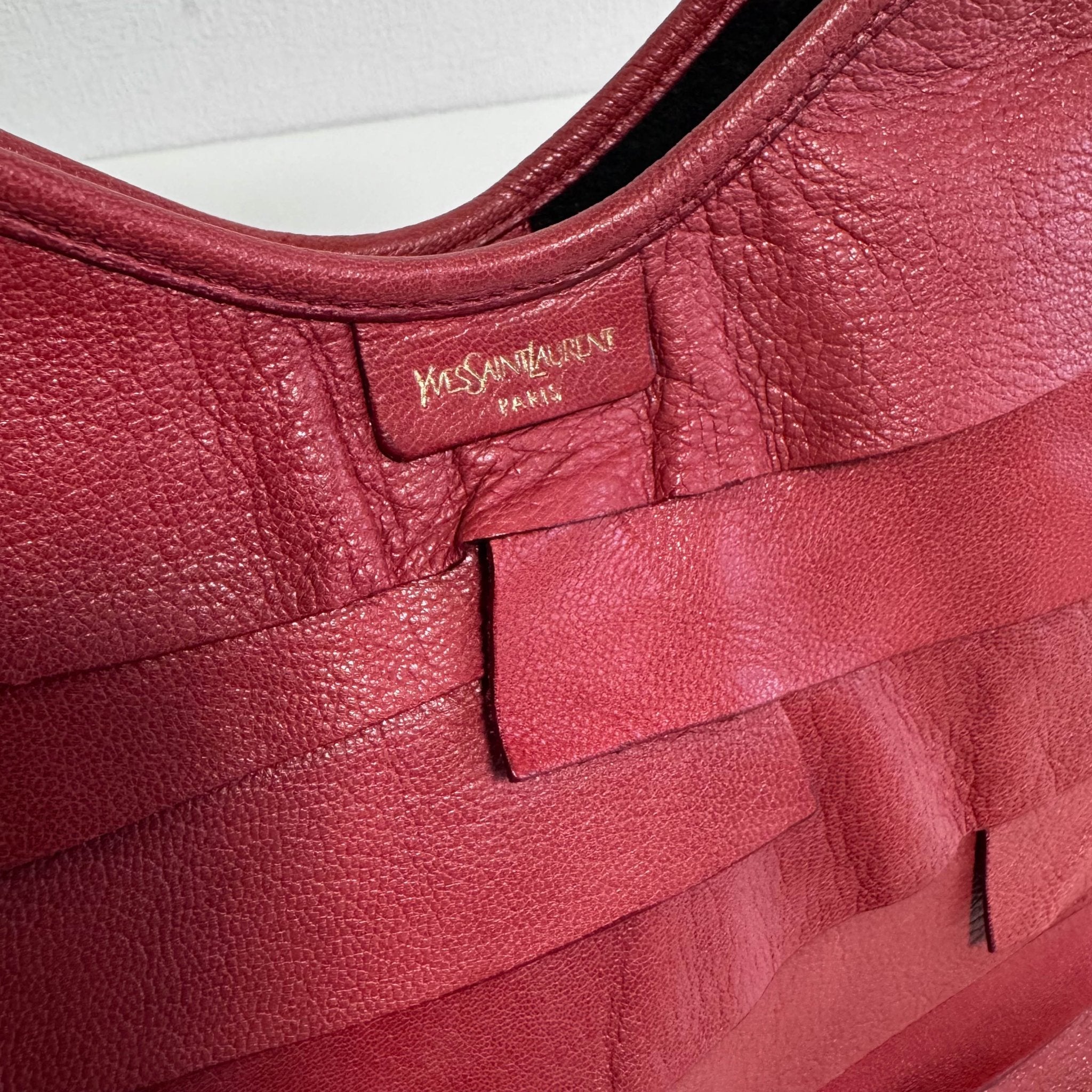 SALVATORE FERRAGAMO Saint - Tropez Frill Mini Shoulder Bag Red, in , Sold by HIVE PRELOVED - Handle Bags, ,