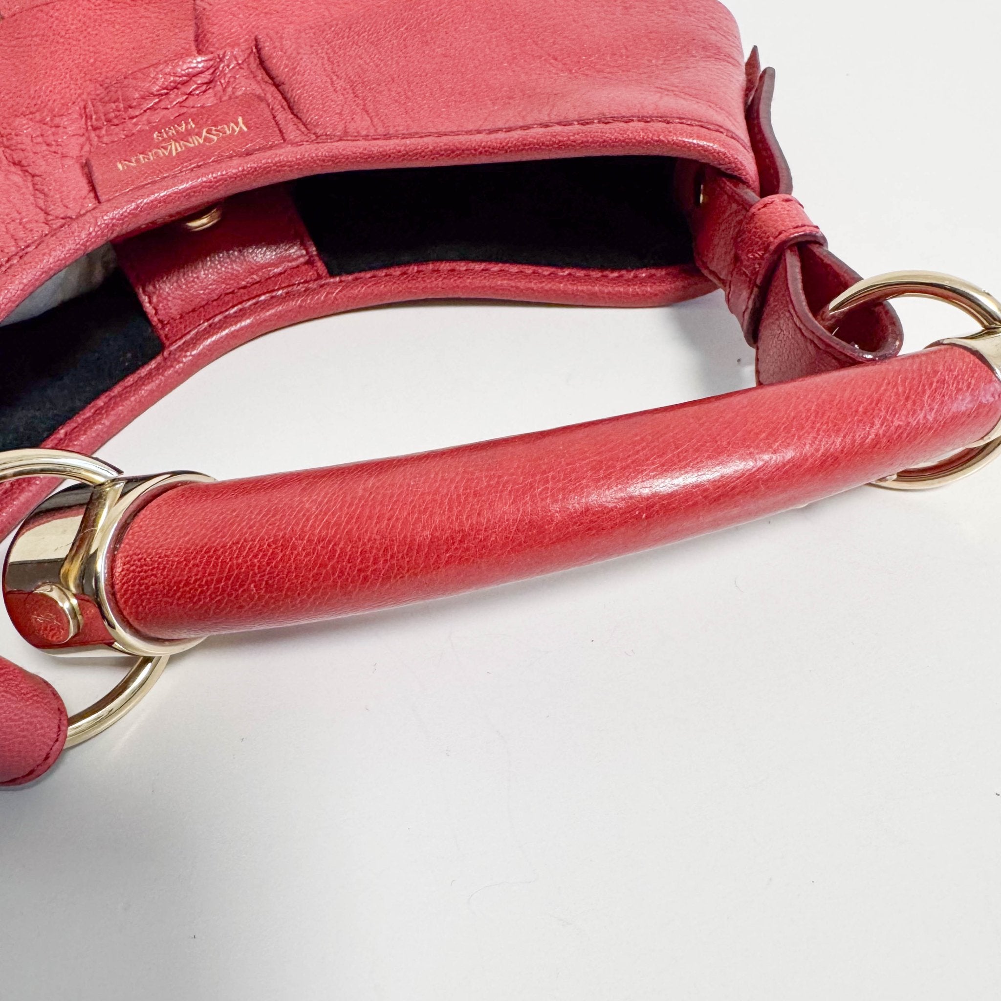 SALVATORE FERRAGAMO Saint - Tropez Frill Mini Shoulder Bag Red, in , Sold by HIVE PRELOVED - Handle Bags, ,