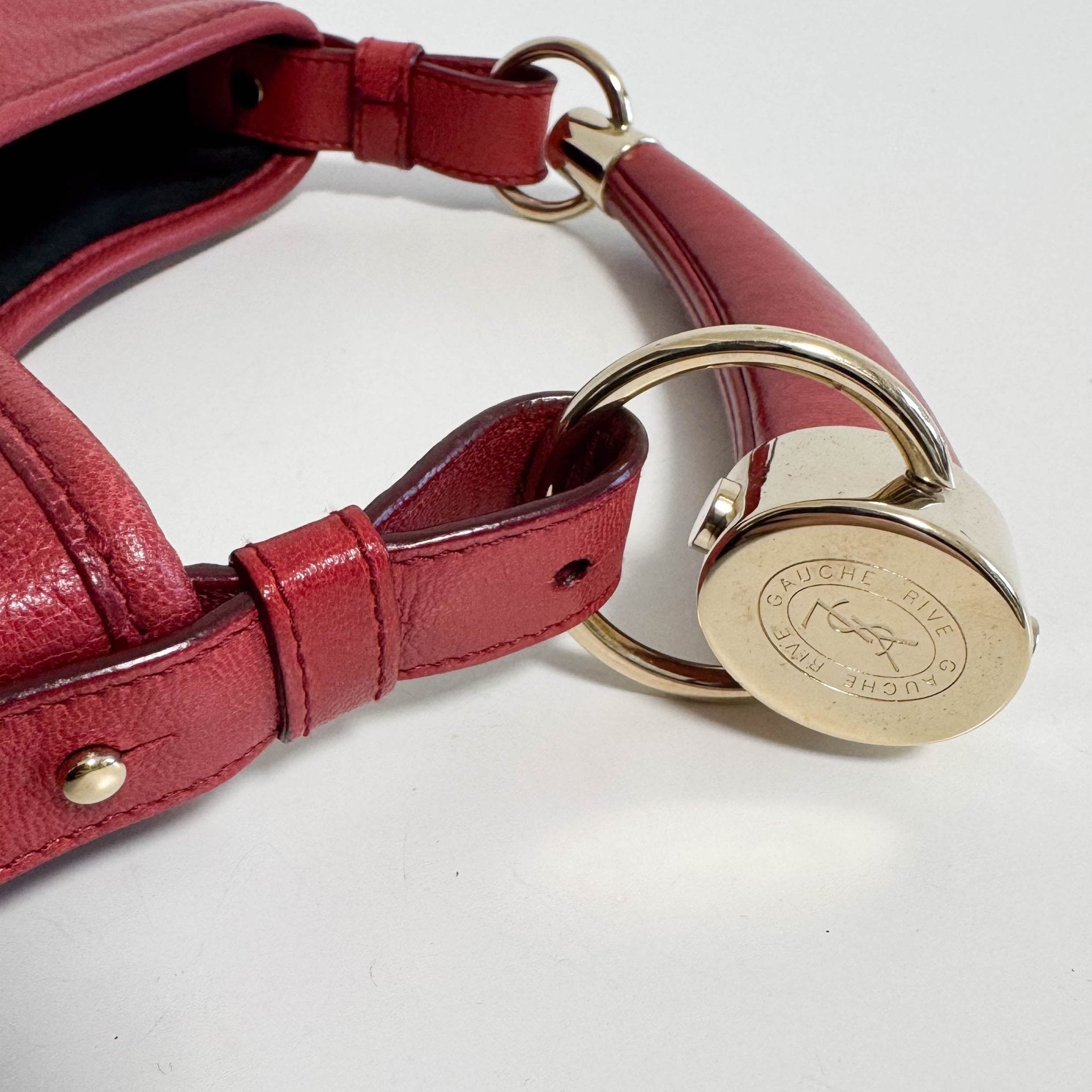 SALVATORE FERRAGAMO Saint - Tropez Frill Mini Shoulder Bag Red, in , Sold by HIVE PRELOVED - Handle Bags, ,
