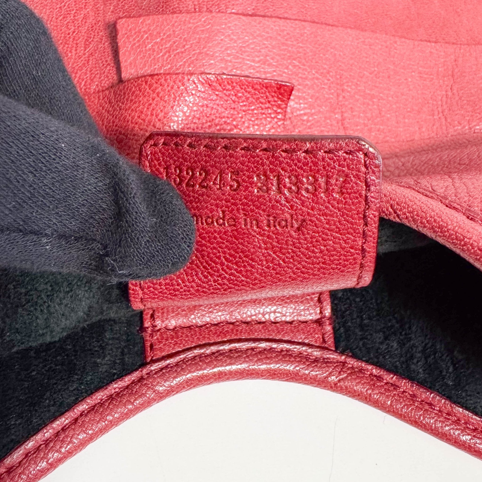 SALVATORE FERRAGAMO Saint - Tropez Frill Mini Shoulder Bag Red, in , Sold by HIVE PRELOVED - Handle Bags, ,